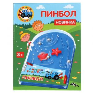 Настольная игра пинбол Синий ТРАКТОР
