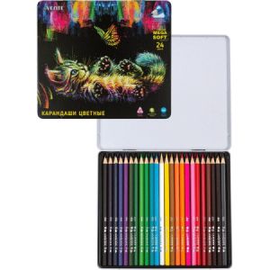 Карандаши цветные "Triolino Ultra 4М" 24 цвета