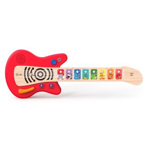 Музыкальная игрушка для малышей "Гитара", сенсорная, красная Волшебное прикосновение