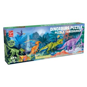 Пазл для детей "Умняша": Динозавры, светящийся в темноте, 200 элементов, 150 см