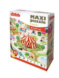 Пазлы MAXI Baby Toys "В парке" 20 эл (поле 61х47см) 04812