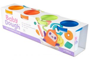 Тесто для лепки BabyDough, набор 4 цвета №2